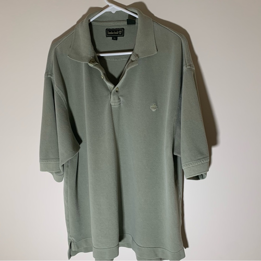 Timberland Men’s Pique Polo Sage Green XL